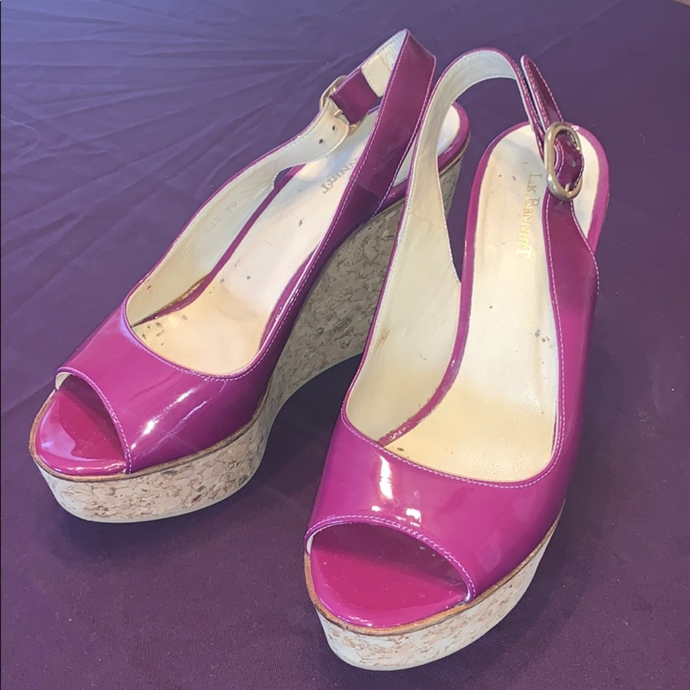 LK Bennett Cork Wedges